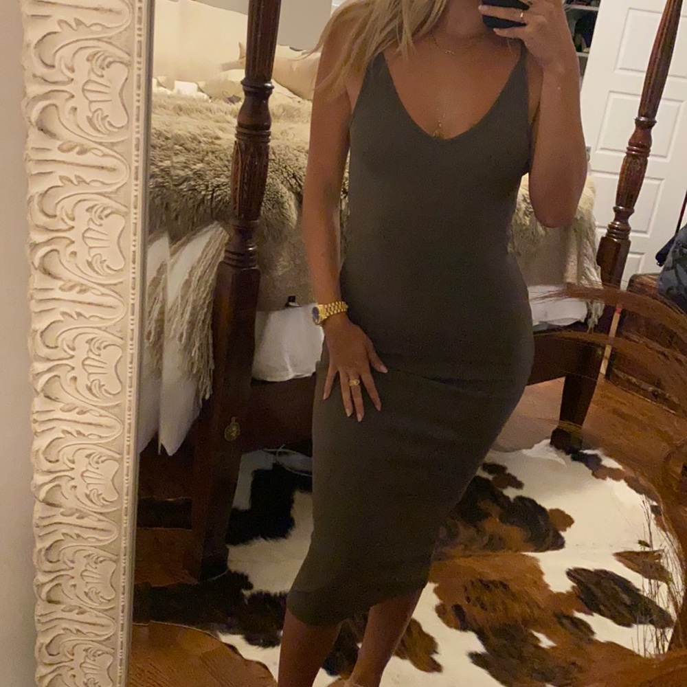 Storia olive green dress